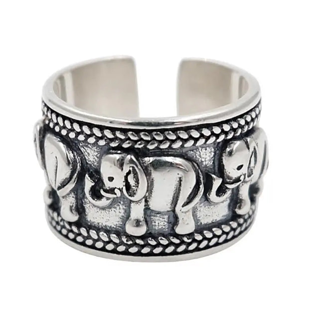 Bague "Éléphant" en Argent