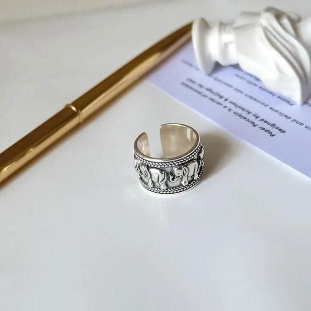 Bague "Éléphant" en Argent