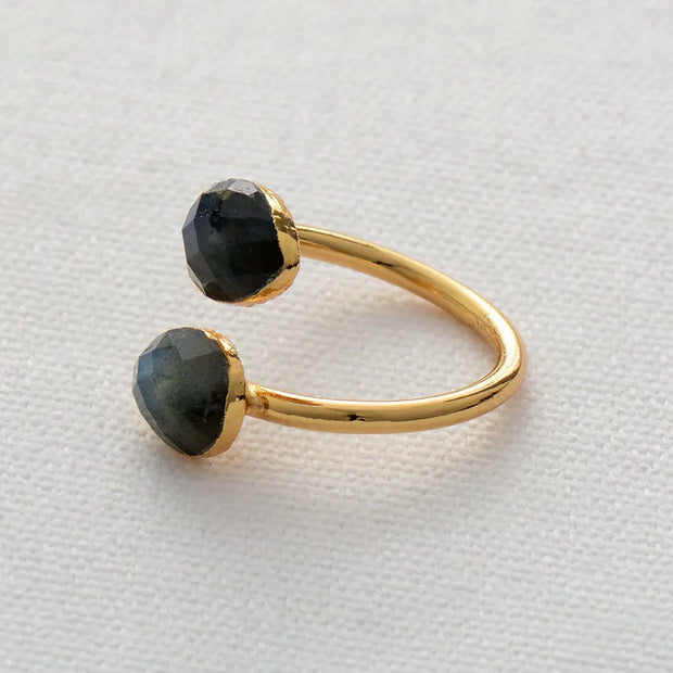 Bague "Franchise" en Labradorite