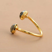 Bague "Franchise" en Labradorite