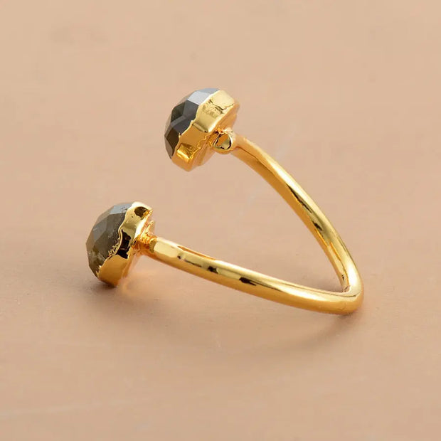 Bague "Franchise" en Labradorite