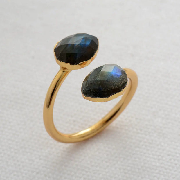 Bague "Franchise" en Labradorite