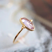Bague "Illusion" en Améthyste