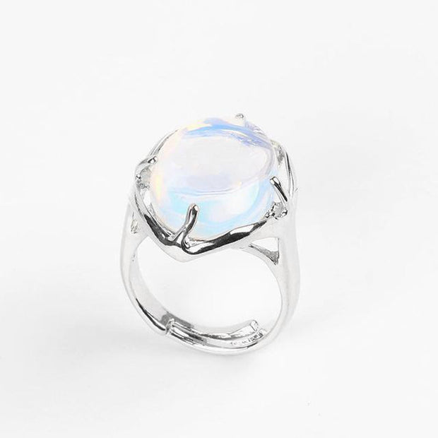 Bague "Libération" en Opaline