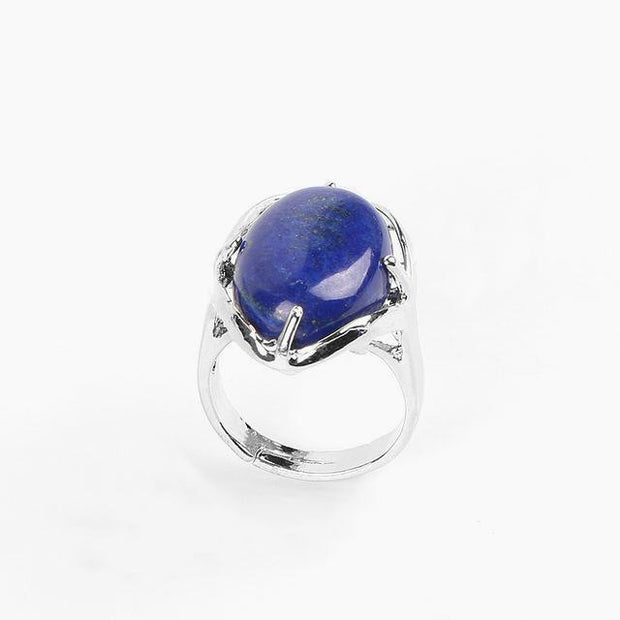Bague "Paix" en Lapis-lazuli