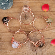 Bague "Perception" en pierres naturelles