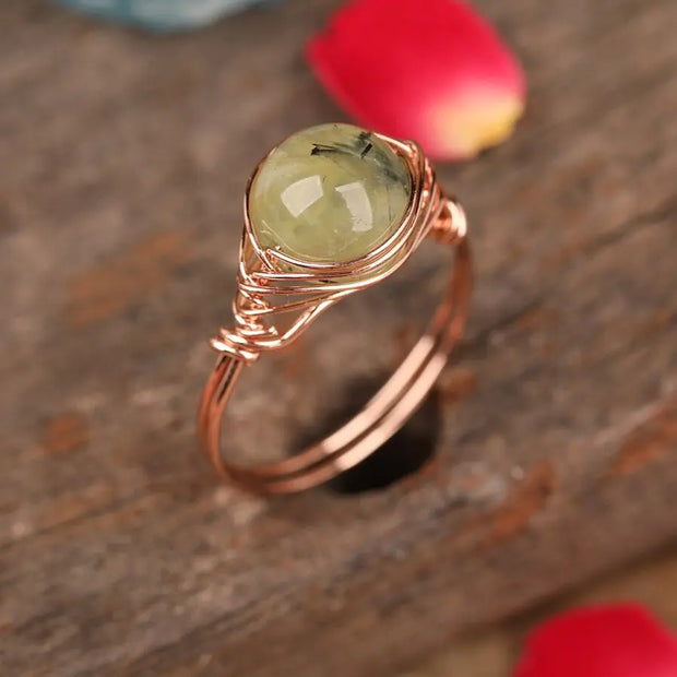 Bague "Perception" en pierres naturelles
