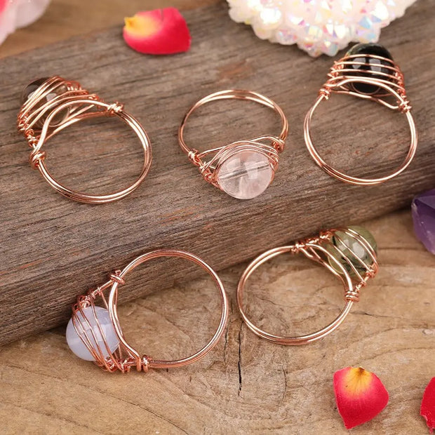 Bague "Perception" en pierres naturelles