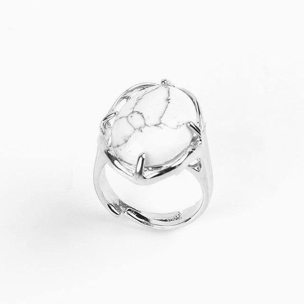 Bague "Sagesse" en Howlite