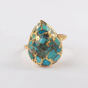 Bague "Unification" en Turquoise