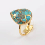 Bague "Unification" en Turquoise