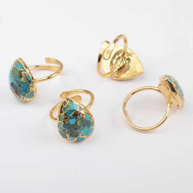 Bague "Unification" en Turquoise
