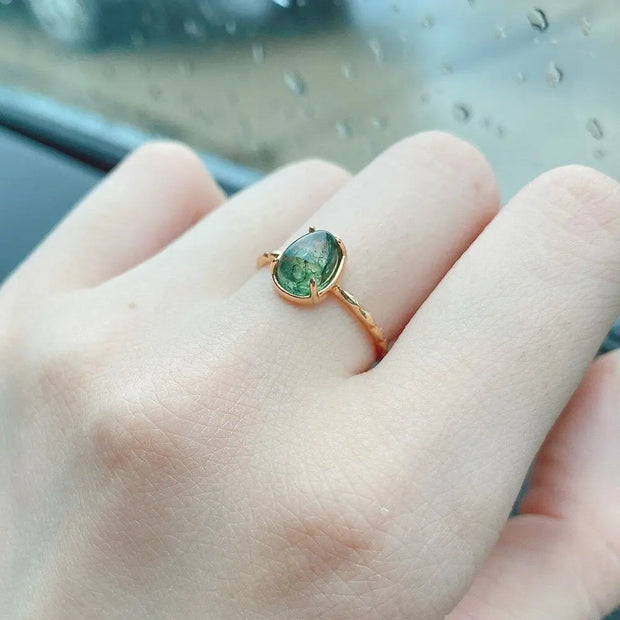 Bague en Agate Mousse
