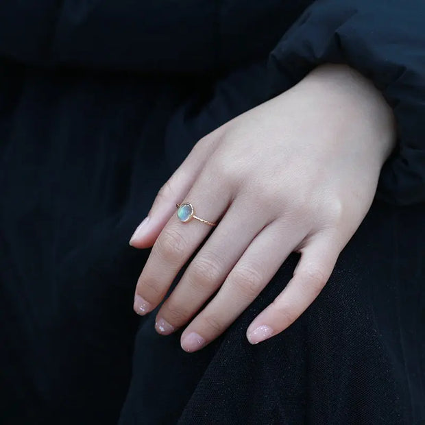 Bague en Labradorite