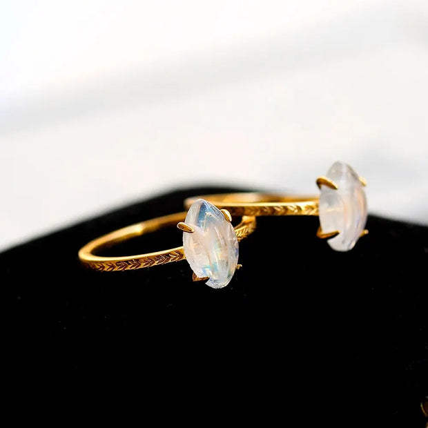 Bague en Pierre de lune