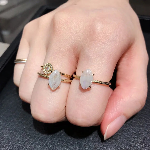 Bague en Pierre de lune