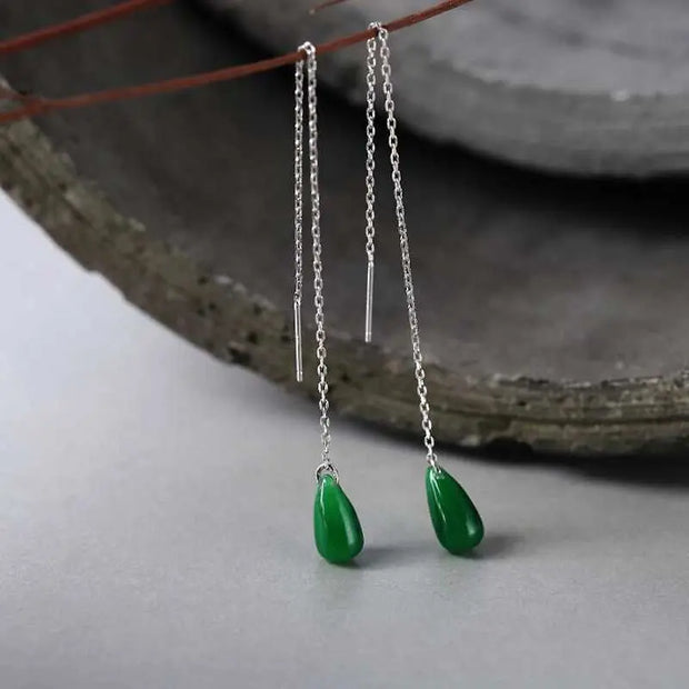 Boucles d'oreilles "Ambition" en Jade