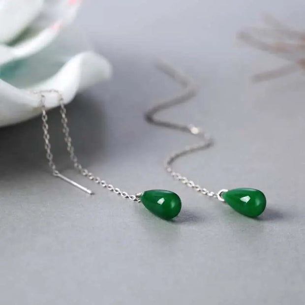 Boucles d'oreilles "Ambition" en Jade