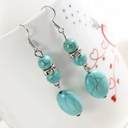 Boucles d'oreilles "Courage" en Turquoise