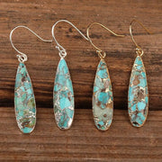 Boucles d'oreilles "Immunité" en Turquoise