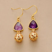 Boucles d'oreilles "Intuition" en Améthyste