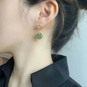 Boucles d'oreilles "Légèreté" en Jade