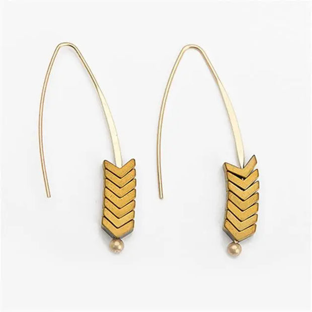 Boucles d'oreilles Zen géométriques - 4 coloris 