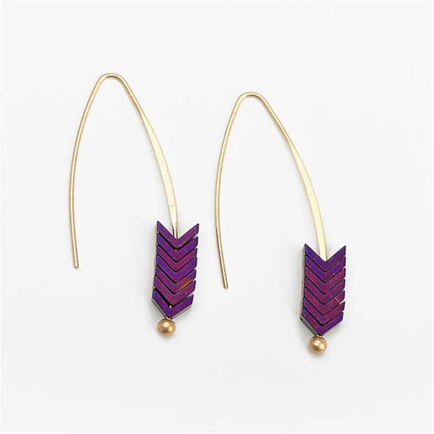 Boucles d'oreilles Zen géométriques - 4 coloris