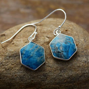 Boucles d'oreilles en Apatite 