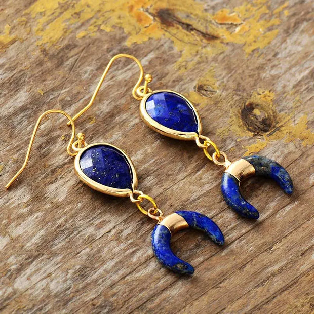 Boucles d'oreilles en Lapis-lazuli