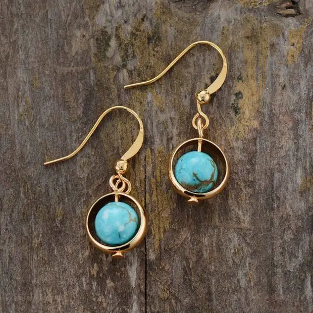 Boucles d'oreilles en Turquoise