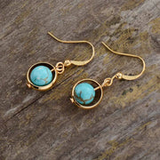 Boucles d'oreilles en Turquoise