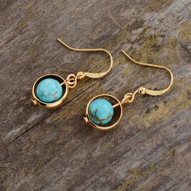 Boucles d'oreilles en Turquoise