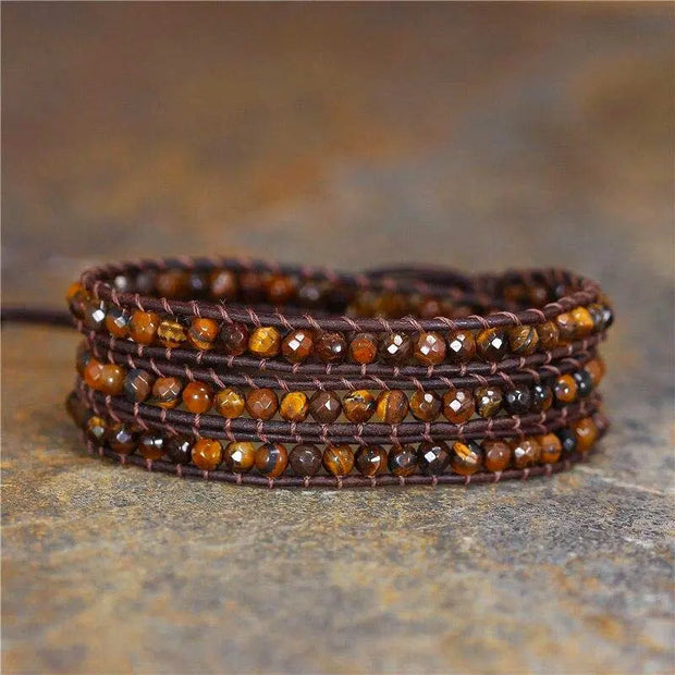 Bracelet  Multi-Tours - Oeil de Tigre
