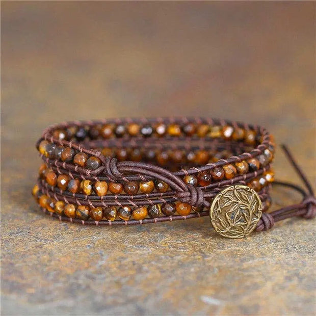 Bracelet  Multi-Tours - Oeil de Tigre