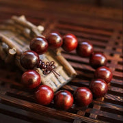 Bracelet "Positivité" en Bois de rose