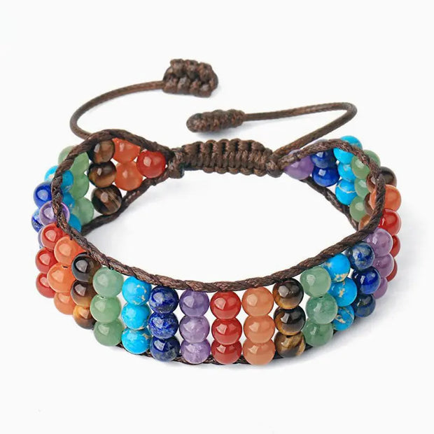 Bracelet 7 Chakras Wrap