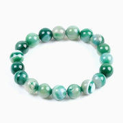 Bracelet Anti-Stress en Onyx Vert