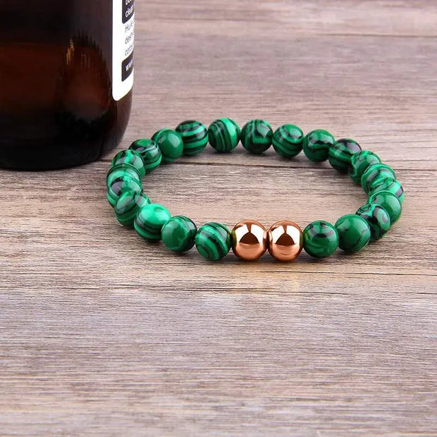 Bracelet Élégance en Malachite