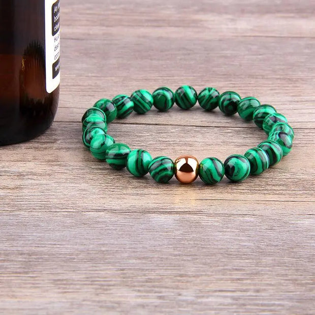 Bracelet Élégance en Malachite