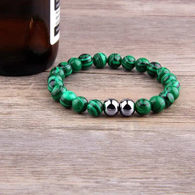 Bracelet Élégance en Malachite