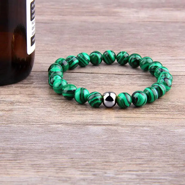 Bracelet Élégance en Malachite