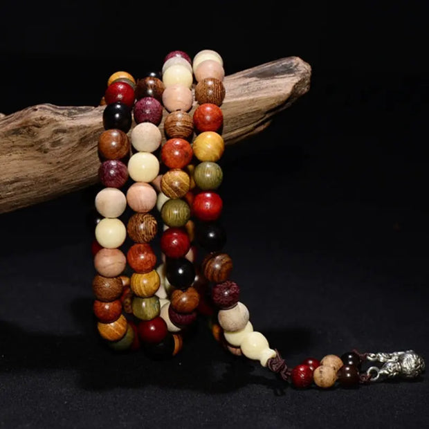 Bracelet Mala "Clarté" en Bois de santal