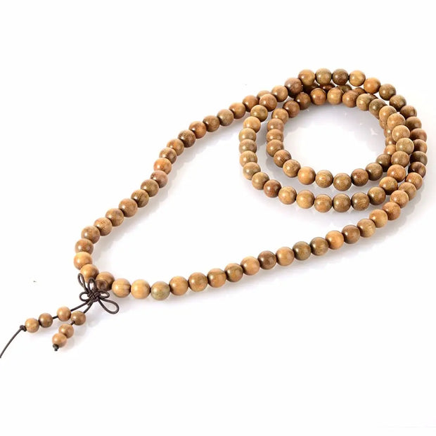 Bracelet Mala 108 perles en Bois de santal