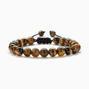Bracelet Mala Oeil de Tigre Ajustable
