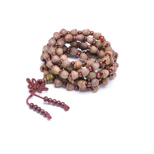 Bracelet Mala Tibétain 108 perles en Bois de bodhi