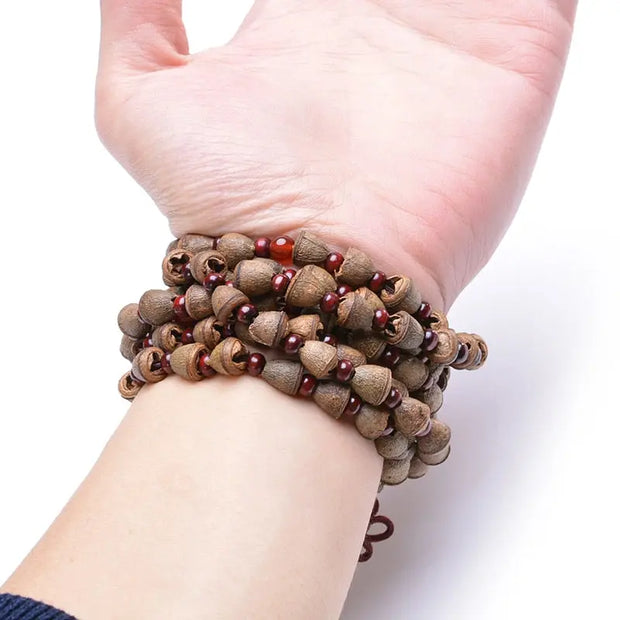Bracelet Mala Tibétain 108 perles en Bois de bodhi