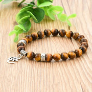 Bracelet Oeil De Tigre Aum (Om)