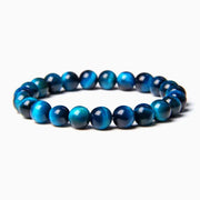 Bracelet Oeil de Tigre Bleu