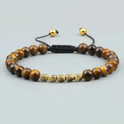 Bracelet Oeil de Tigre Femme Ajustable